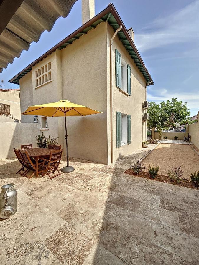 Charmante Maison De Ville Avec Jardin, Terrasse Et Terrain De Petanque Fos-sur-Mer Exterior photo